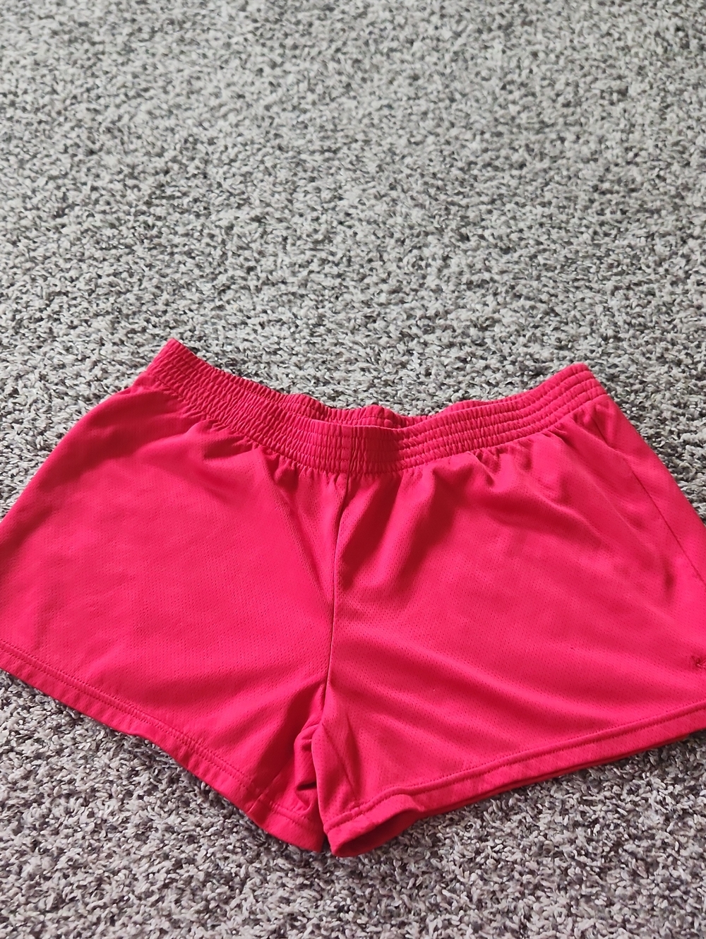 Danskin Now Women's Athletic Shorts Red Large